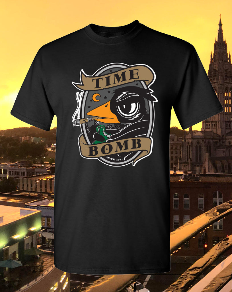 East Liberty Crow Black Short Sleeve Tee Shirt