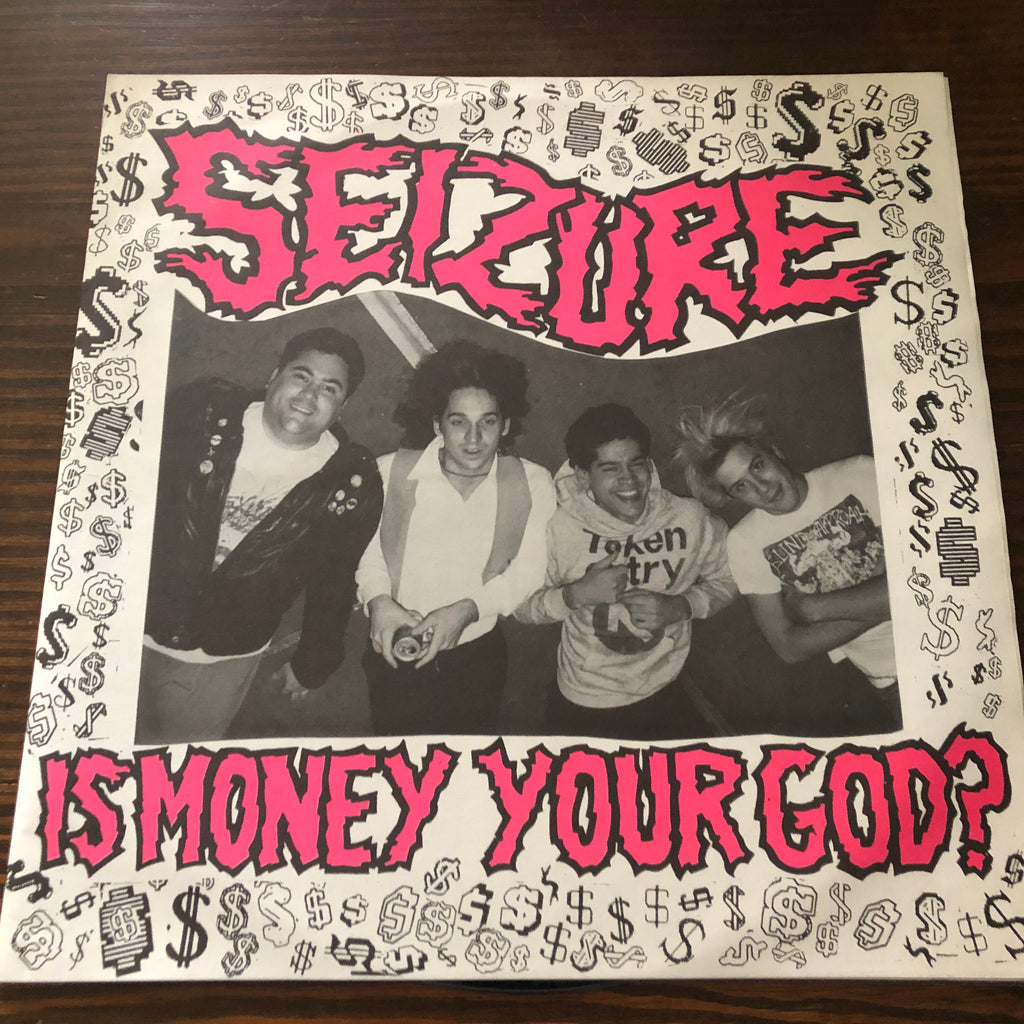 Seizure - Is Money Your God -  Cumbut Records ‎–  Vinyl, LP